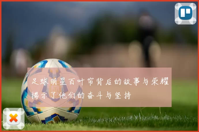 足球明星百叶帘背后的故事与荣耀揭示了他们的奋斗与坚持